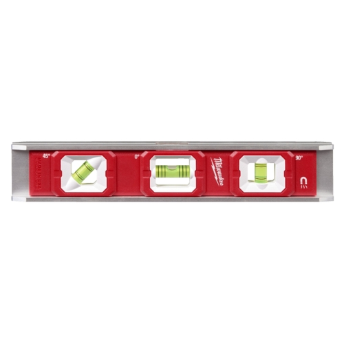 NIVEL TORPEDO MILWAUKEE 3 VIALES 4932498716 25CM