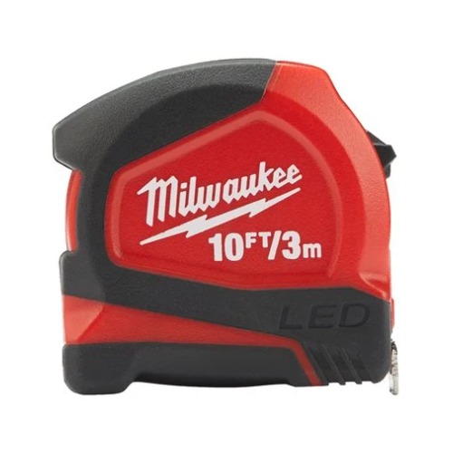 FLEXOMETRO MILWAUKEE LED MAGNETICO 3M/10FTX16MM