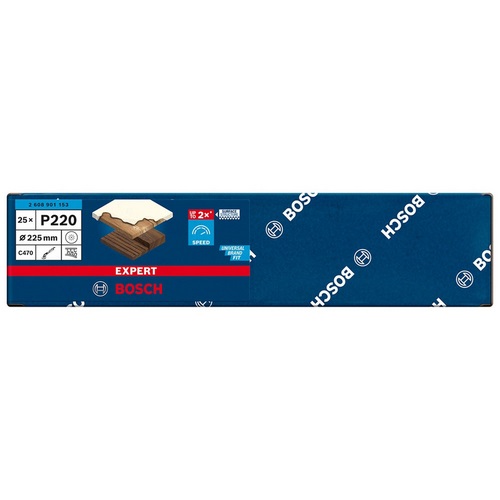 LIJA BOSCH EXPERT C470 225MM G220 UNID 2608901153