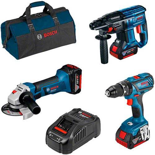 SET BOSCH 0615990M0U GSB+GBH+GWS 18V