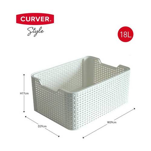 CAJA CURVER MY STYLE M BLANC 196852