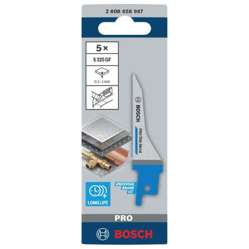 HOJA STERRA BOSCH PRO THIN METAL S325GF 1,25X7X85