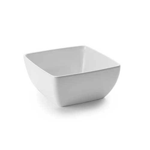 BOL LACOR 63571 MELAMINA CUADRAD 19X19X9 BLANC