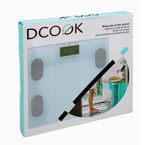 BASCULA BAÑO ARC DCOOK MIDE GRASA 8084001