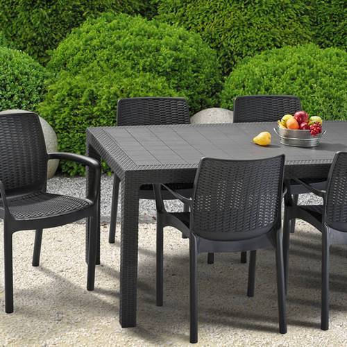 MESA CURVER MELODY 160X94X74 GRAFITO 193305