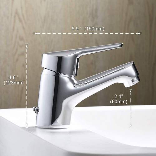 MONOMANDO LAVABO IBERGRIF ROMA CROMO M11050