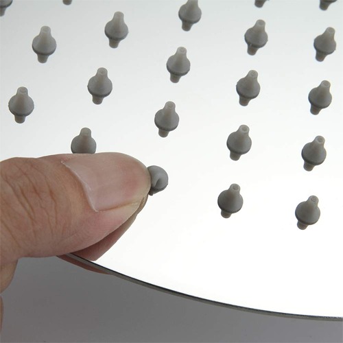 ROCIADOR IBERGRIF REDONDO INOX 300MM M20299