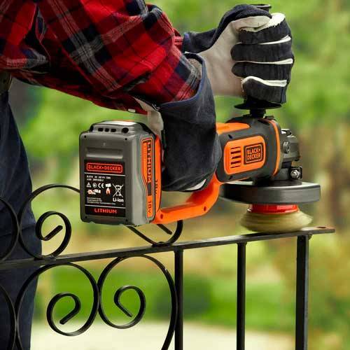 AMOLADORA B&D BCG720M1 18V 125MM