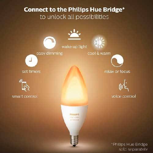 BOMBILLA PHILIPS 69520300 HUE 6W B39 E14 AMBIANCE