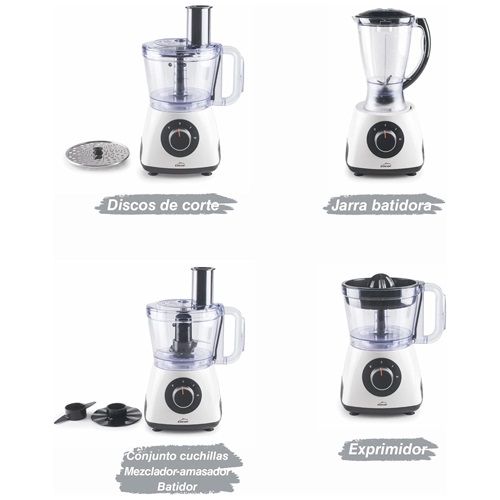 PROCESADOR ALIMENTO LACOR 69579 MULTIGENIUS