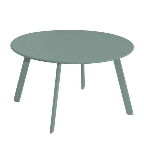 MESA AUXILIAR LDK MARZIA ACERO 70CM SALVIA 732111