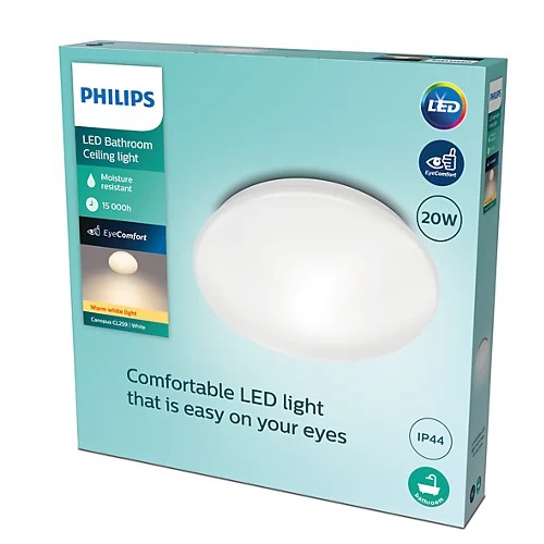 PLAFON PHILIPS CANOPUS CL259 RD 20W 27K BLANC