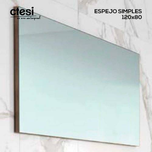 ESPEJO BAÑO CTESI SIMPLES 1200X80 TRASERA GRIS