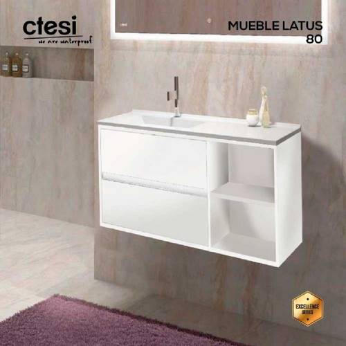 MUEBLE BAÑO CTESI LATUS-80 BLANCO