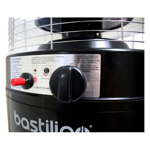ESTUFA EXTER BASTILIPO EG-NE-10K NEGRA 2635