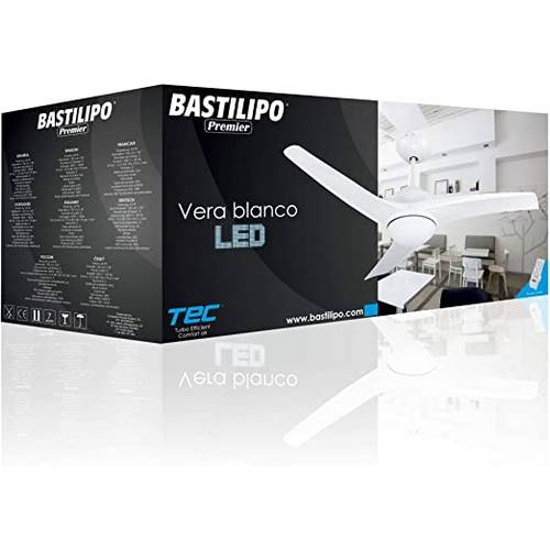 VENTILADOR TECHO BASTILIPO VERA BLANCO 7920
