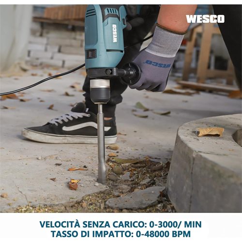TALADRO PERCUTOR WESCO WS3174.4 750W