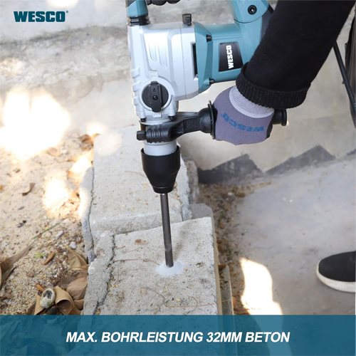 MARTILLO WESCO WS3202K 1500W 5,5J