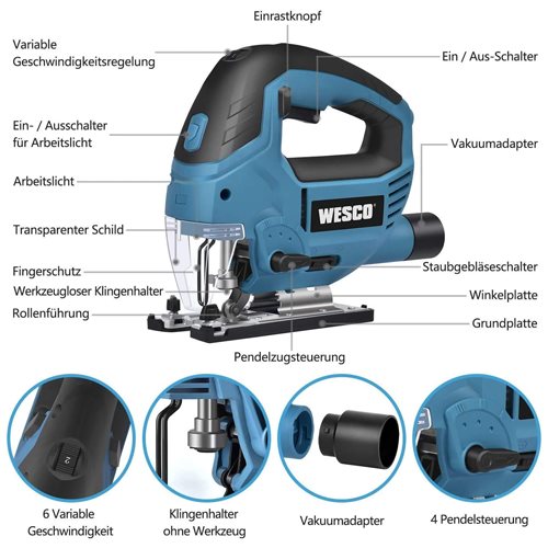 SIERRA CALAR WESCO WS3772 850W