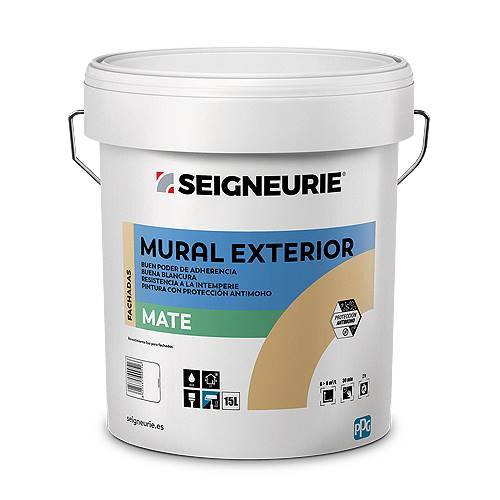 PINTURA SEIGNEURIE MURAL EXTERIOR 15L BLANCA