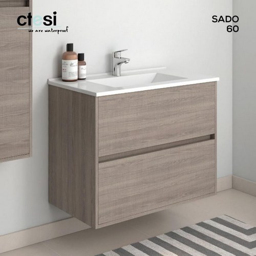 MUEBLE BAÑO LAKUA SADO-60 2-CAJ FRESNO ESTEP