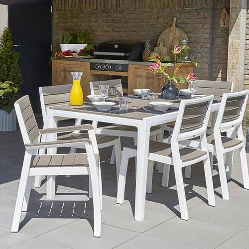 MESA CURVER HARMONY 160X90 CAPUC/BLANC 228455