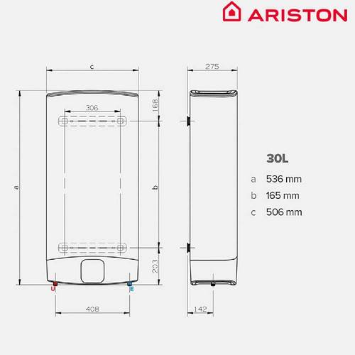 TERMO ELEC ARISTON VELIS WIFI 30L 280300180