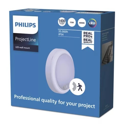 APLIQUE PHILIPS PROJECTLINE RND 1400LM 4000K SEN