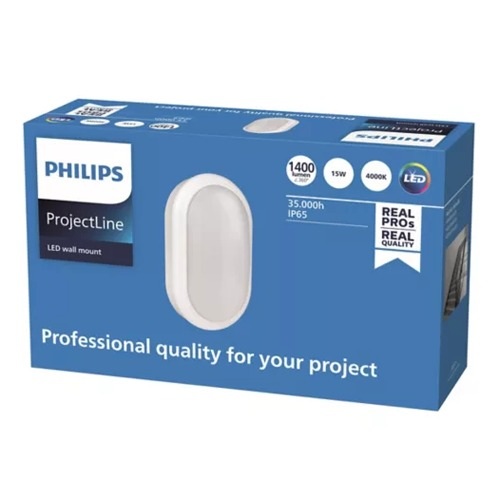 APLIQUE PHILIPS PROJECTLINE OVAL 1400LM 4000K