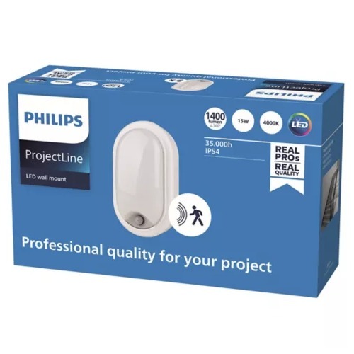 APLIQUE PHILIPS PROJECTLINE OVL 1400LM 4000K SEN