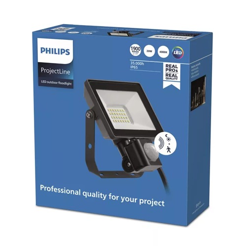 PROYECTOR PHILIPS FLOODLIGHT 20W 4000K SENSOR