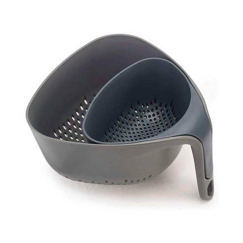 COLADOR JOSEPH ENCAJABLE GRIS SET/2 98466