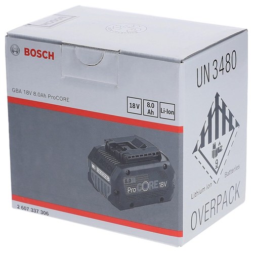 BATERIA BOSCH GBA18V 8,0AH PROCORE 2607337306